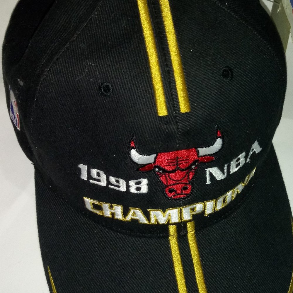 NBA 1998 CHAMPIONS CAP OFFICIAL DRAFT CAP